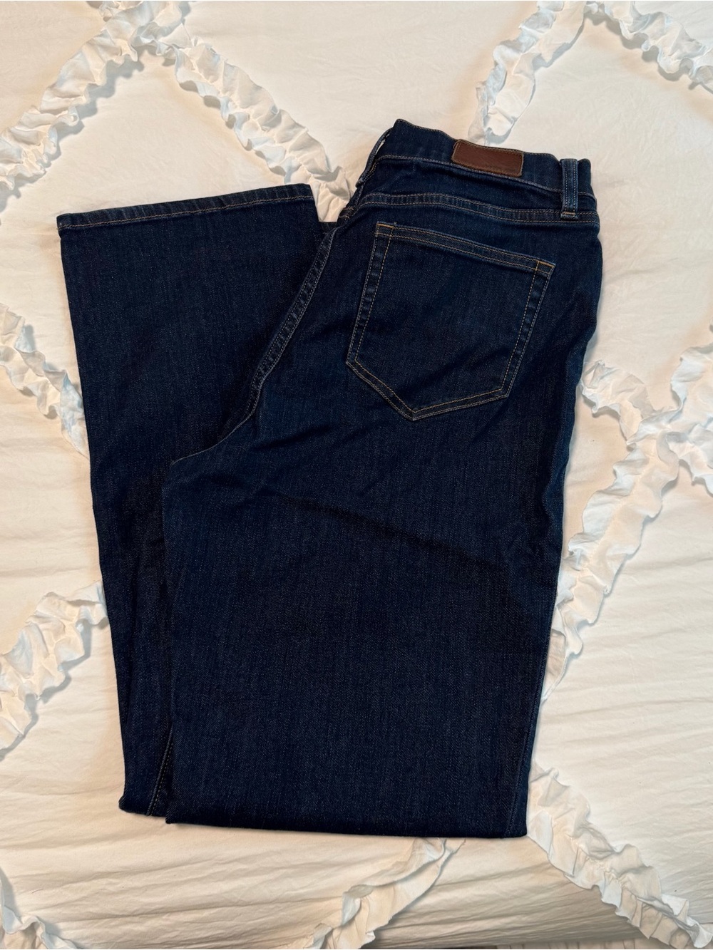 Women’s Lands' End High Rise Straight Leg Jeans 10